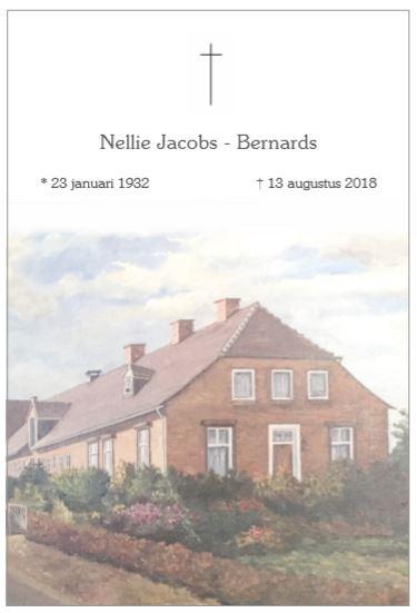 Overlijden Nellie Jacobs