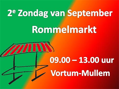 Jaarlijkse Rommelmarkt 9 September 2018