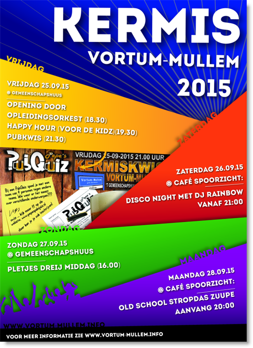 Programma Kermis Vortum-Mullem 2015!